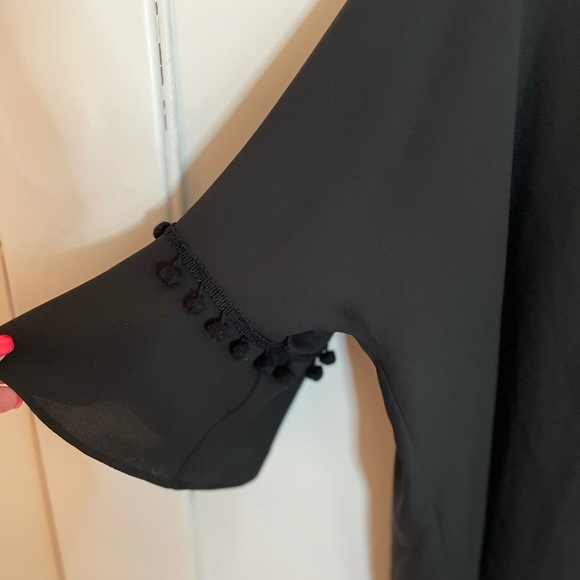 NWT Joseph Ribkoff 3/4 sleeve black Blouse size 8 - Picture 3 of 6